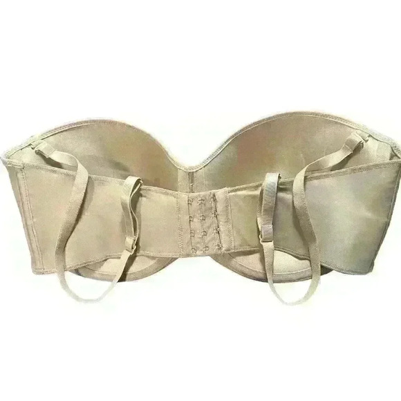 Maidenform Women's 40DD Padded Tan Bra with Adjustable/Removable Straps - Picture 3 of 9